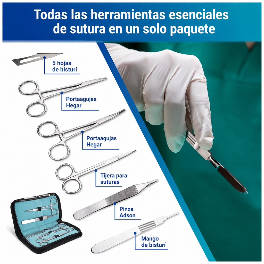 Kit de sutura pequeño